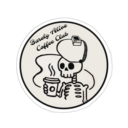 Barely Alive Coffee Club Stickers